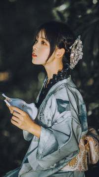 清新自然美女-锐景创意