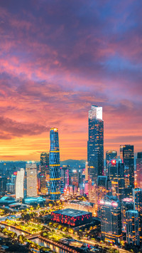 Guangzhou urban architectural scenery
