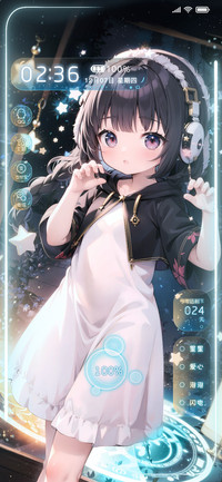 可爱 古灵精怪少女