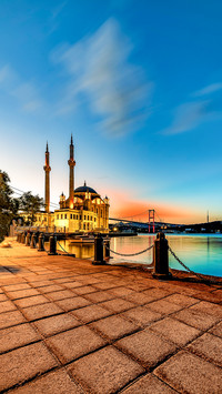 Turkey, Istanbul, Ortakoy Mosque