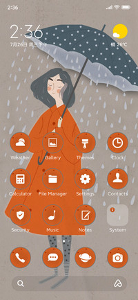rain wet