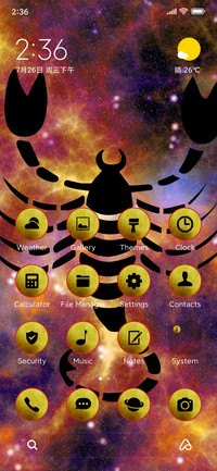 Zodiac scorpion