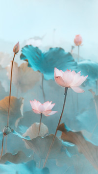 Dreamy summer lotus