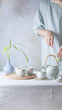 静静喝茶，是一种福气