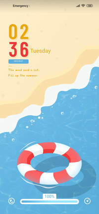 waves and sand
