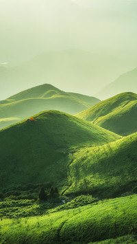 Layer upon layer of mountains and ranges