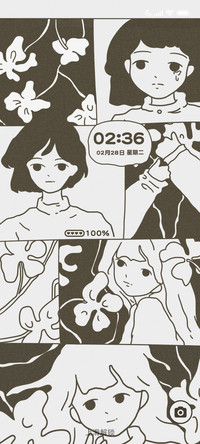 复古黑白漫