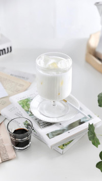 夏日饮品 冰淇淋拿铁
