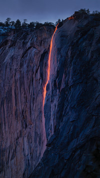 Masson pine waterfall