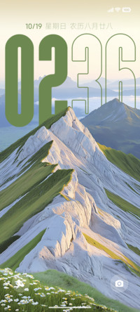 景深绿野山巅