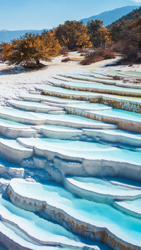The white terraced fields in shangrila 2