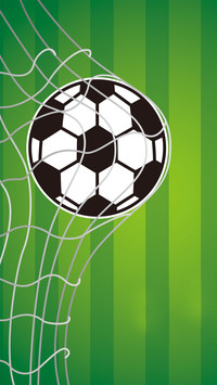 soccer design over green background vector illustration