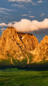 Sunset on the highlands