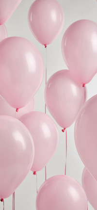 Pink and black Balloons-PAIXIN
