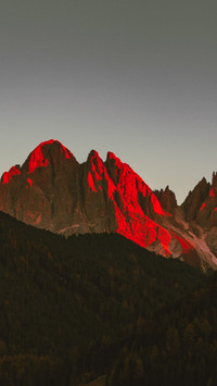 Alps Peak Light and Shadow Drama