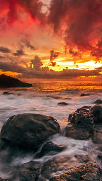 落霞夕阳