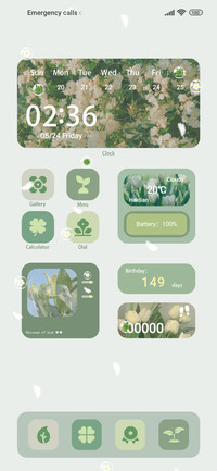 Green in spring