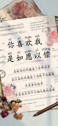 你喜欢我是如愿以偿