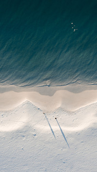 Basking in the sunshine by the jarvis bay beach