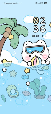 Swim Kitty Cool