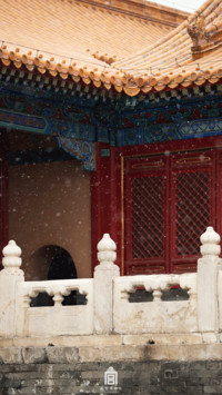 雪落故宫