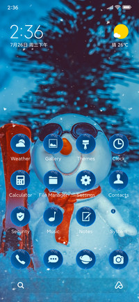 frost snowman