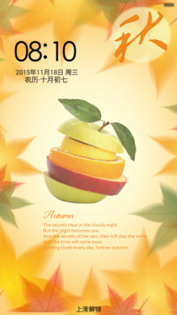 红叶秋意(音乐锁屏)