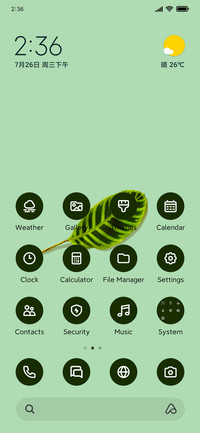 Minimal Leaf