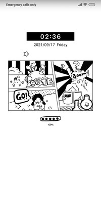 Simple comic style