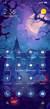 Moonlit Graveyard