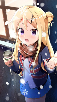 冬天里的围巾
