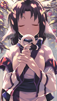 身后的花海