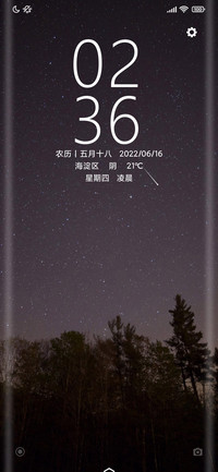 星河树影