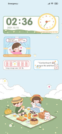 Outdoor picnic