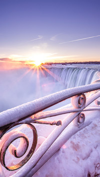 Waterfalls and sunrises