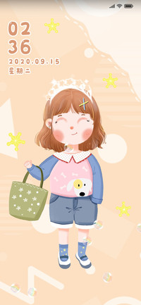 呆萌女孩