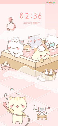猫咪泡温泉