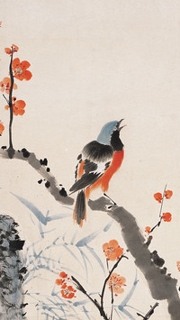 国风花鸟壁纸-锐景创意