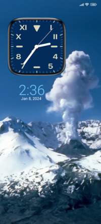 volcano snow