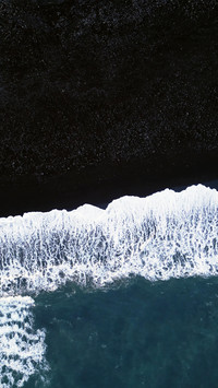 Iceland's black sand beach