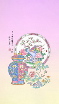 瓷器里的花鸟诗