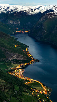 Selected norwegian ayulan fjords
