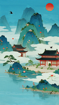 江南田园风-锐景创意
