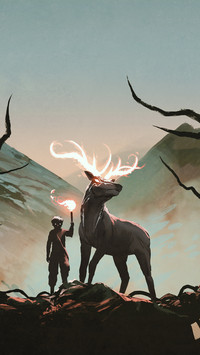 Illustration of a deer
