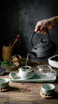 Where did ancient people love to drink tea