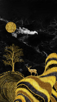 Gorgeous gilt illustrations