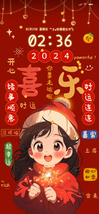 喜乐安宁 新年少女