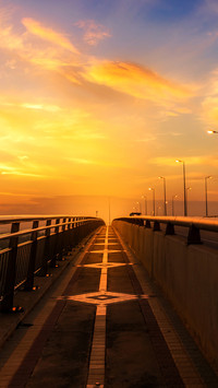Panoramic views of the morning light