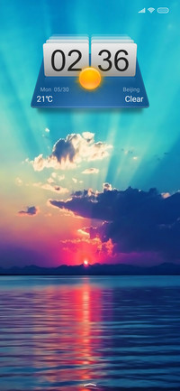 Sunrise view