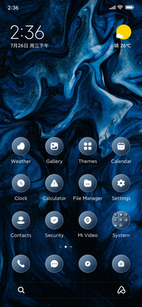 Blue Liquid